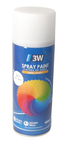 Pintura En Spray 400ml #5 Blanco Mate