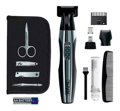 Kit Wahl Travel Cortadora Afeitadora Nasal Trimmer Barba