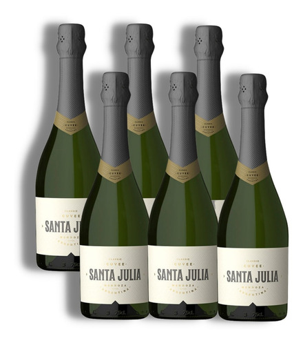 Santa Julia Classic Cuvée Espumante Extra Brut Caja X6 750ml