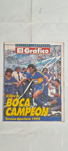 El Gráfico. Boca Campeón Apertura 1992 Con Póster Central 