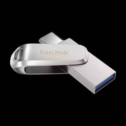 Imagen 3 de 6 de Pendrive Sandisk Ultra Dual Drive Luxe 1 Tb Usb-a Usb-c 150mb/s Gris - Sdddc4-1t00-a46