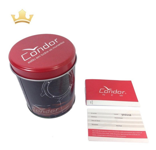 Relógio Condor Masculino Analógico Silicone Original + Nf