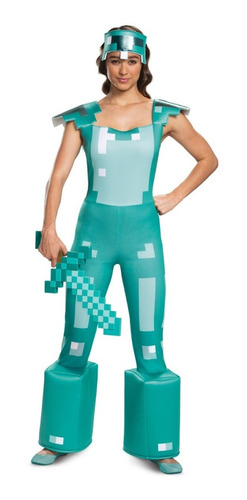 Disfraz Minecraft Armor Disguise Adulto Halloween Talle S