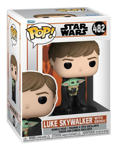 Funko Pop! 482 Star Wars Mandalorian Luke Skywalker & Grogu