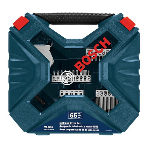 Set Bosch De Brocas Y Puntas De Atornillado De 65 Piezas