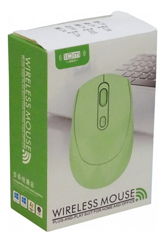 Mouse Blanco Usb Inalmbrico 2,4ghz Bateria Interna Recargabl