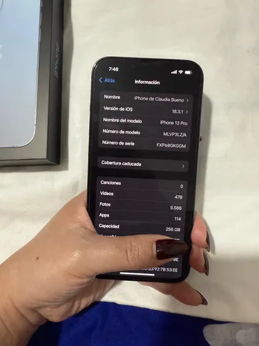 Celular iPhone 13 Pro De 256 Gb, Excelente Estado 10/10 (Usado)