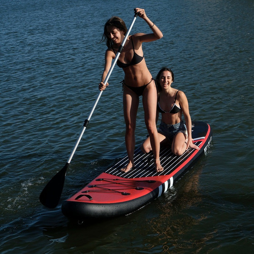 Imagen 10 de 10 de Tabla Stand Up Paddle Sup Inflable Jaws 10.6 Rojo 140 Kg
