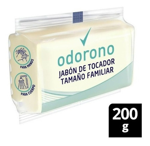 Imagen 3 de 6 de Jabón Tocador Compuesto X200grs Neutro Odorono Pack X2u