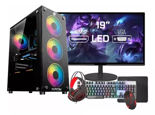 PC Gamer CS ULTRA RGB Completo Barato com Monitor, Teclado, Mouse