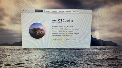 Apple Macbook Pro A1278 Gris, Intel I5, 10gb Ram, 1tb Gris (Usado)