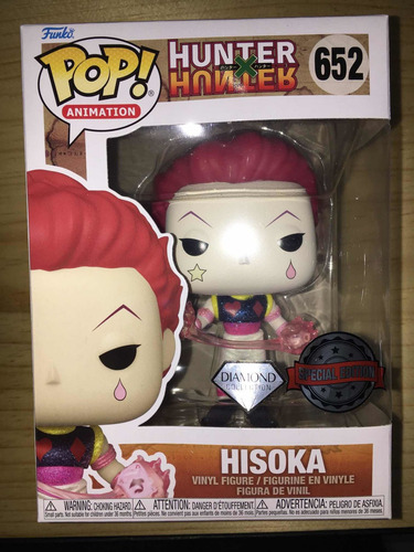 Funko Pop Animation Hunter X Hunter Hisoka Exclusivo Diamond