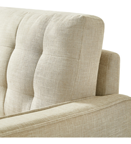 Sofá Zinus Benton 2 Cuerpos Beige