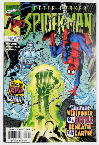 Peter Parker Spiderman 3 Marvel Comics 1999 Mackie Romita Jr (Usado)