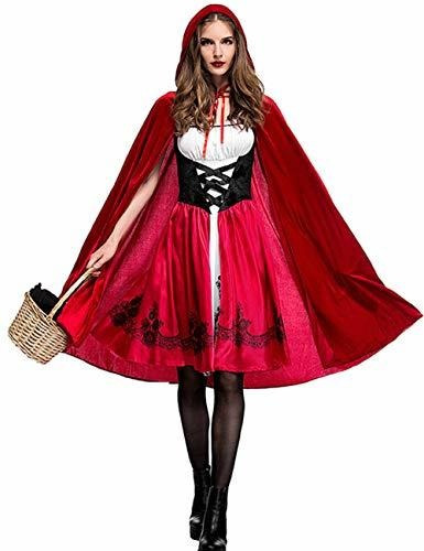 Disfraz Talla Small Para Mujer De Caperucita Roja Halloween