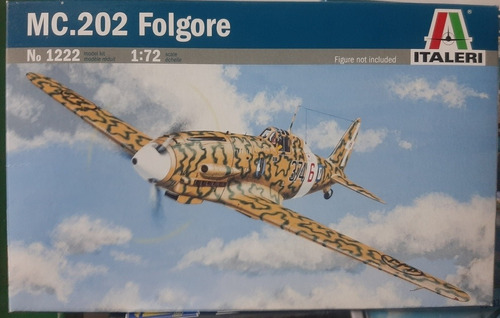 Italeri 1222 Avion Caza Italiano Mc 202 Folgore Escala 1/72