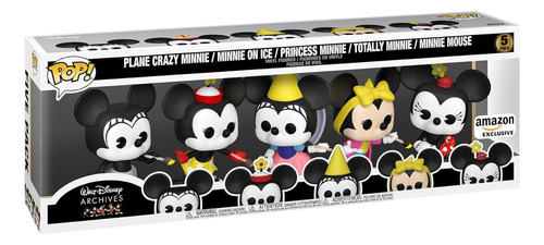 Funko Pop Disney Minnie Mouse Paquete 5 Figuras Epocas