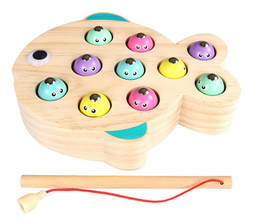 Juego De Pesca Magnético Juguete Preescolar Aprendizaje De