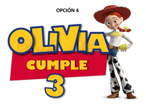 Toy Story Logo Personalizado Imprimible Digital Cumpleaños