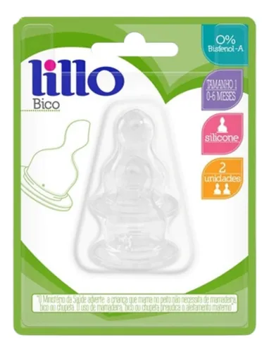 comprar Bico Mamadeira Silicone Orto 0 A 6 Meses - Lillo