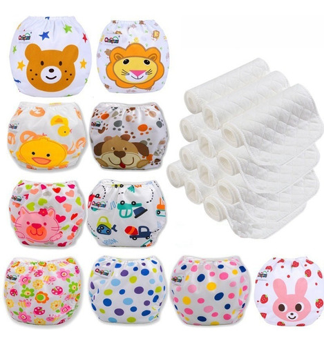 Ecological Diaper Kit 5 Pcs + 20 Inserts