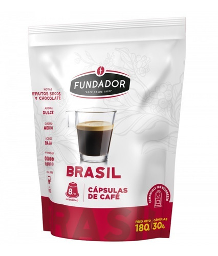 Cápsulas Café Fundador Brasil Comp. Nespresso® X 30 Uni