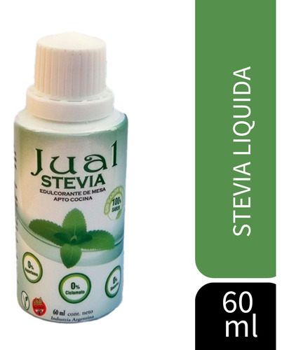 Stevia Jual Liquida Pocket 60ml Sin Quimicos Sin Calorias 