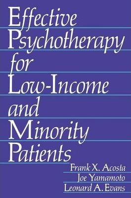 Libro Effective Psychotherapy For Low-income And Minority...