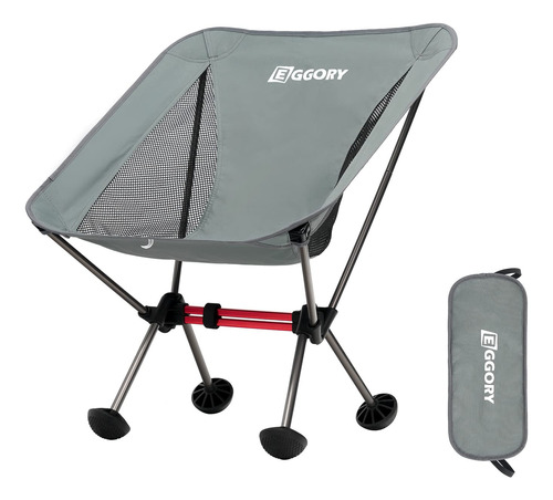 Eggory Silla De Camping, Silla Plegable Al Aire Libre, Porta