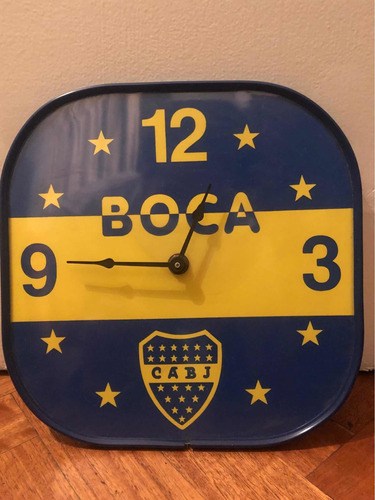 Reloj De Pared Retro De Boca Juniors