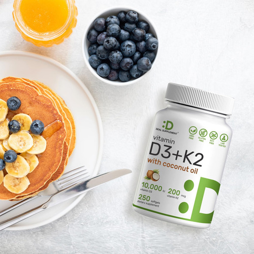 Suplemento, Oferta, Suplemento De Vitamina D3, K2, 5000 Ui,