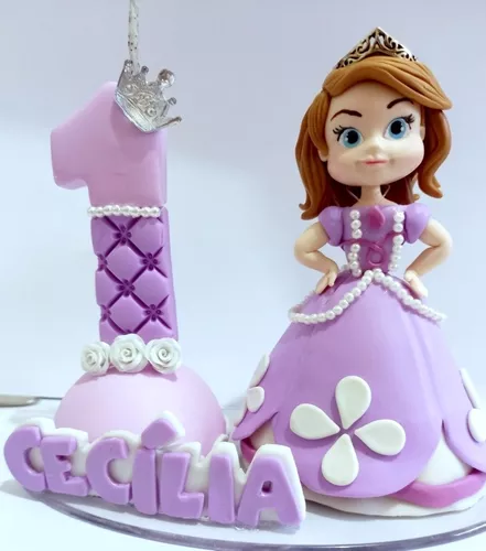 Topo De Bolo Princesa Sofia Personalizado