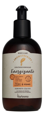 Sabonete Líquido Energizante Aromatherapy Via Aroma - 250ml