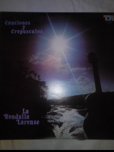 Disco De Acetato Canciones Y Crepúsculo La Rodanlla Larense 