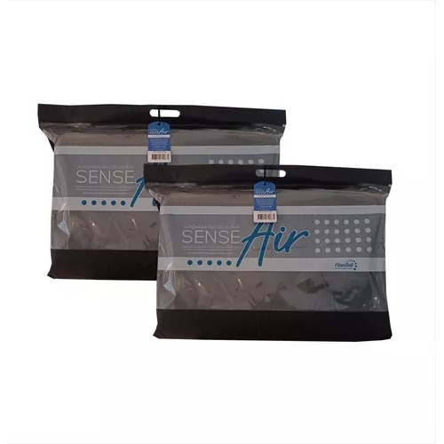 Combo 2 Almohadas Viscoelastica Fiberball Sense Air Cervical