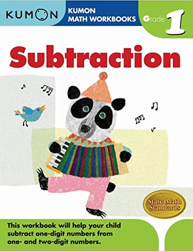Book : Kumon Grade 1 Subtraction (kumon Math Workbooks),...