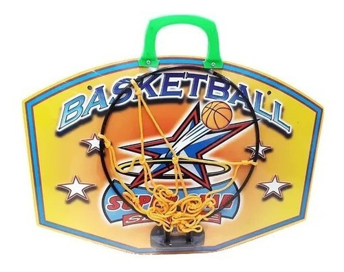 Imagen 1 de 1 de Tablero Basquet Mediano Aro Macizo Red De Basquet