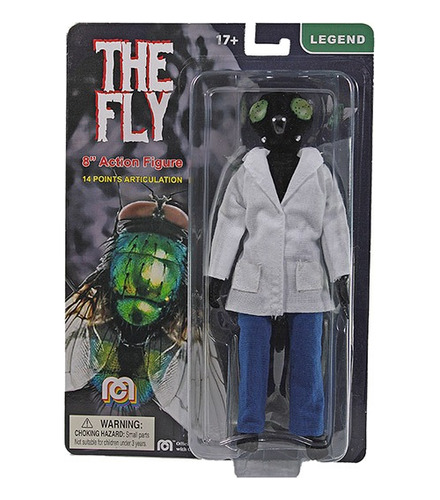 Mego The Fly (1958) The Fly Flocked Version 8  Figure
