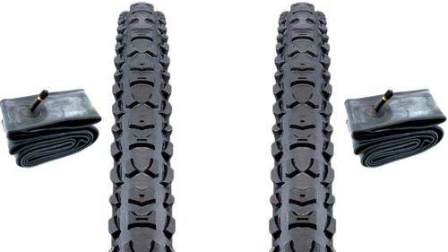 Imagen 1 de 10 de Cubiertas Bicicleta Mas Camara Rodado 26 Mtb Combo X2