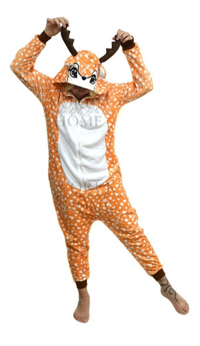 Pijama Entero Bambi Kigurumi Disfraz Peluche Plush 