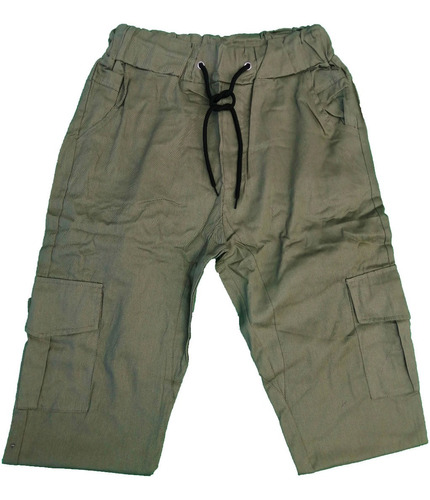 Pantalon Jogger Urbano Color Verde (t1271b)