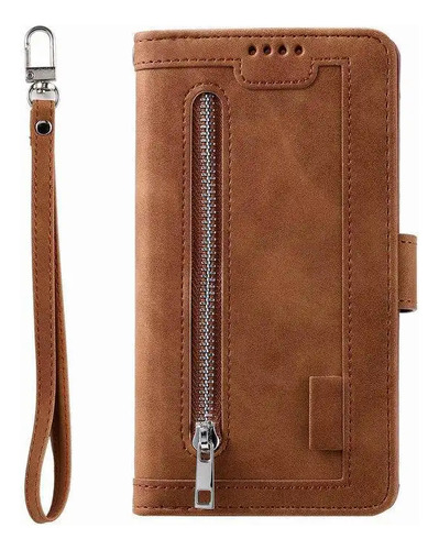 Funda De Teléfono De Piel Multifunción Con Cierre De Tarjetas Para Samsung Galaxy S24 23 S22 S21 Ultra Plus A14 Funda Nine Card S23ult
