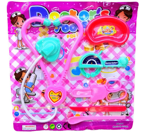 Set Doctora Doctor Botiquin Kit Medico Juguete Niña Niño