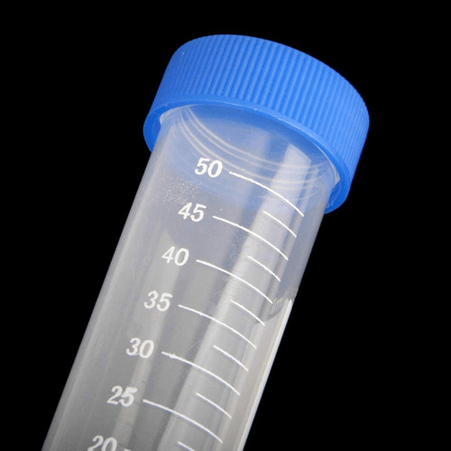 Tubo De Centrífuga De Plástico De 100 Peças De 50 Ml Vial La