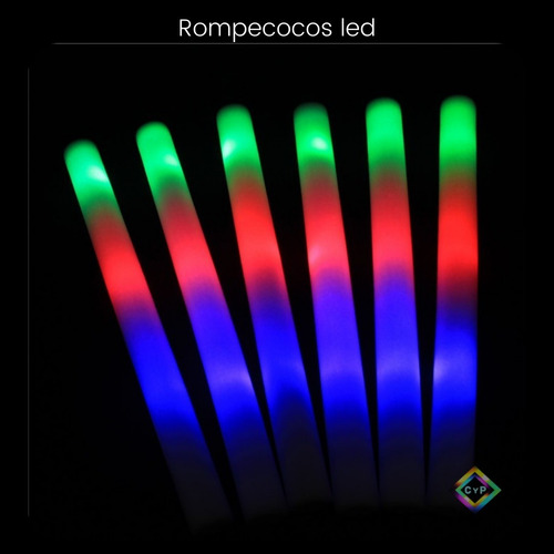 Imagen 3 de 10 de Kit Combo Cotillon Luminoso Led Neon 25 Personas Casamiento