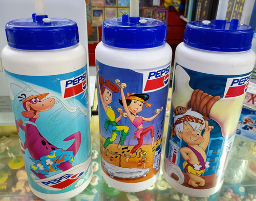 Pepsilindros Los Picapiedras Colección Completa Vintage 90s (Usado)