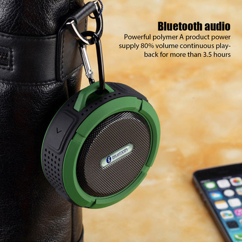 Altavoz Inalámbrico Compacto Con Audio Bluetooth, Duradero Y