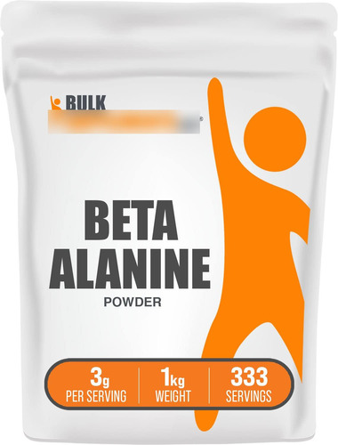 Beta Analina Pura 3000mg Desarrollo Masa Muscular Magra 1 Kg