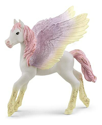 Figurita De Caballo Pegaso Amanecer Compatible Con Schleich