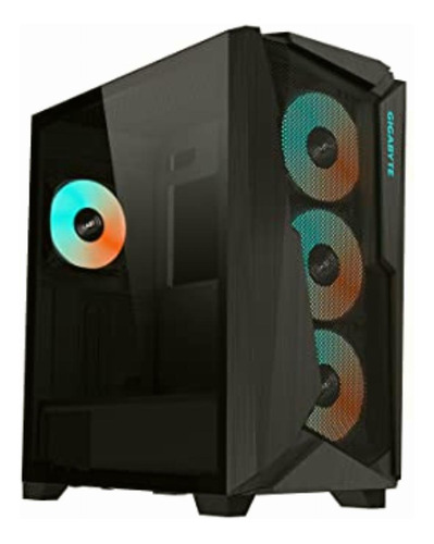 Gigabyte C301 Glass Carcasa Negra Para Juegos De Pc De Torre